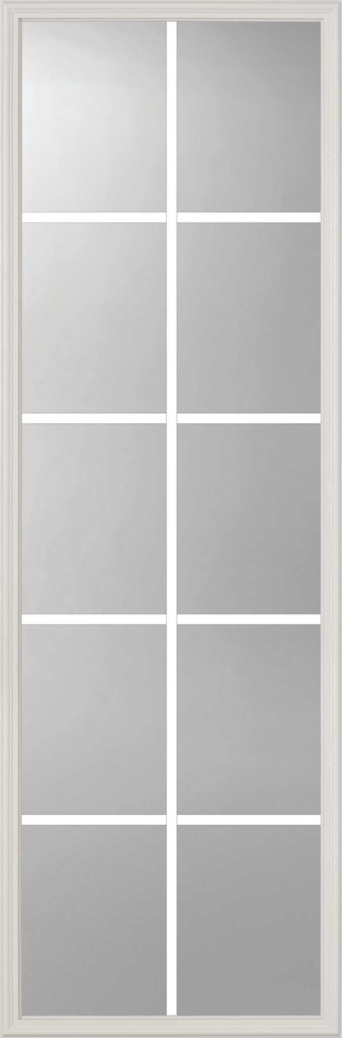 Classic Glass with Grilles 10 Lite β Grilles Between Glass door glass insert