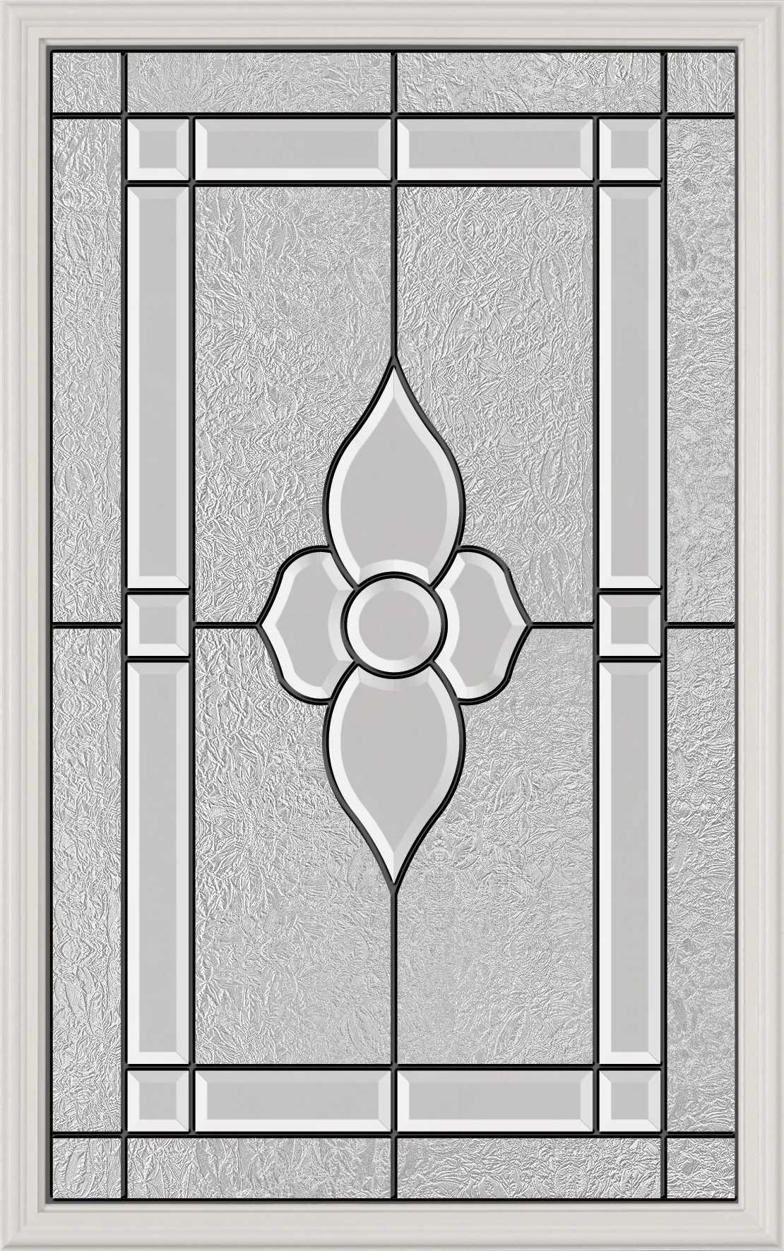 Nouveau Patina Door Glass β Decorative door glass insert